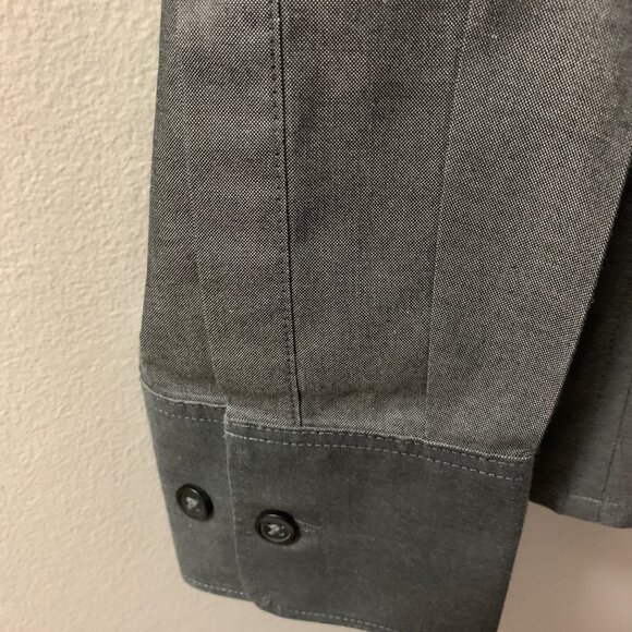 Grey Long Sleeve Eddie Bauer Button Up - Picture 3 of 6